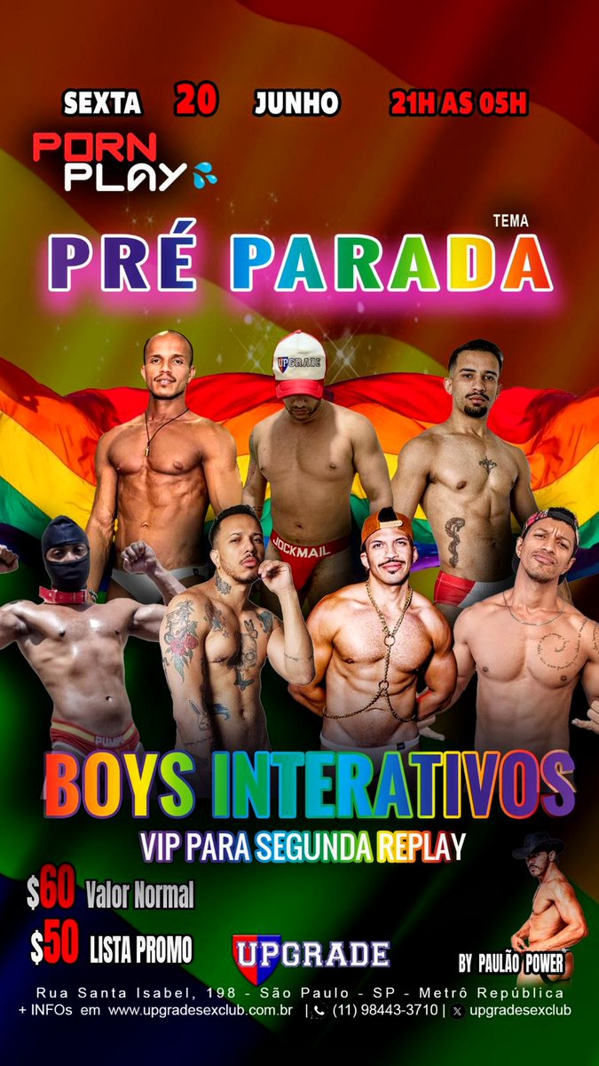 PAULÃO POWER (@paulaopowerofc1) on Twitter photo Dia 20/06 SEXTA FEIRA
Pré PARADA
Envie inbox seu nome pra lista PROMO garantindo assim o desconto na entrada ✅️
<a href="/upgradesxclub/">Upgrade Sex Club</a>
<a href="/rohcamillo/">Roh camillo Oficial</a>
<a href="/moreninhogts/">moreninhogts</a>
<a href="/mascaradoBall/">Angelo Ball</a>
<a href="/Mr_Felixxx/">Felix</a>
<a href="/imjohnnyalves/">Johnny Alves ☆SP 20jun a 22jun🪂</a>
<a href="/Xxxraphaxx/">XxZanoneXx 🔞🎥🔥</a>
<a href="/nobredotado/">Nobre Dotado🔞</a>
<a href="/kxorraoatv2/">KXORRAO 🐶</a>
<a href="/Mahbaiano23xxx/">MAH BAIANO 🌎</a> Dia 20/06 SEXTA FEIRA
Pré PARADA
Envie inbox seu nome pra lista PROMO garantindo assim o desconto na entrada ✅️
<a href="/upgradesxclub/">Upgrade Sex Club</a>
<a href="/rohcamillo/">Roh camillo Oficial</a>
<a href="/moreninhogts/">moreninhogts</a>
<a href="/mascaradoBall/">Angelo Ball</a>
<a href="/Mr_Felixxx/">Felix</a>
<a href="/imjohnnyalves/">Johnny Alves ☆SP 20jun a 22jun🪂</a>
<a href="/Xxxraphaxx/">XxZanoneXx 🔞🎥🔥</a>
<a href="/nobredotado/">Nobre Dotado🔞</a>
<a href="/kxorraoatv2/">KXORRAO 🐶</a>
<a href="/Mahbaiano23xxx/">MAH BAIANO 🌎</a>