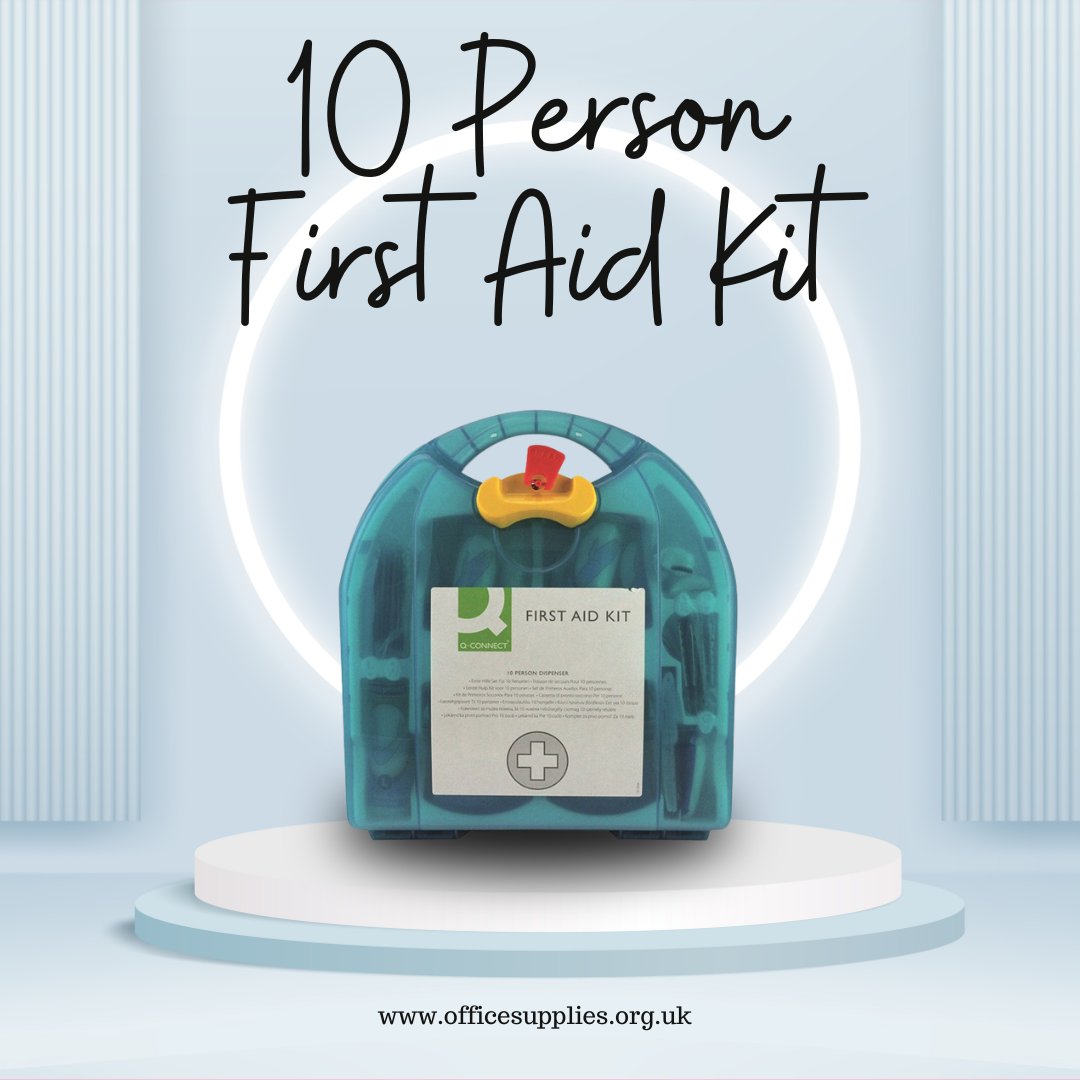 This convenient, all in one first aid kit provides everything you need in the event of a minor scrape or accident. 

Shop Below:
officesupplies.org.uk/facilities-sup…