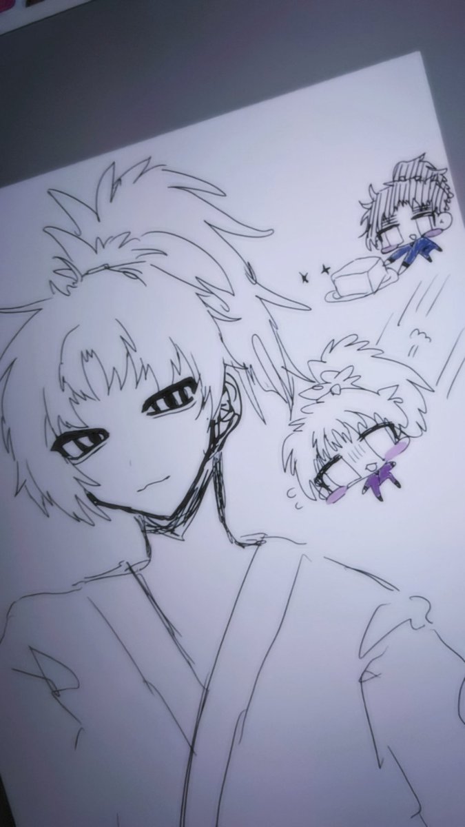 qxoz__o's tweet image. ちと前に描いてた絵🎶