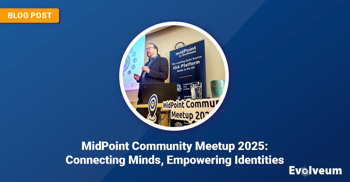 What happens when the #midPoint community gathers in person? Ideas flow, talks inspire, and new collaborations begin. 🚀 Catch the highlights of the MidPoint Community Meetup 2025 which took place in Bratislava, Slovakia: evolveum.com/midpoint-commu…

#mcm2025 #opensourceIGA