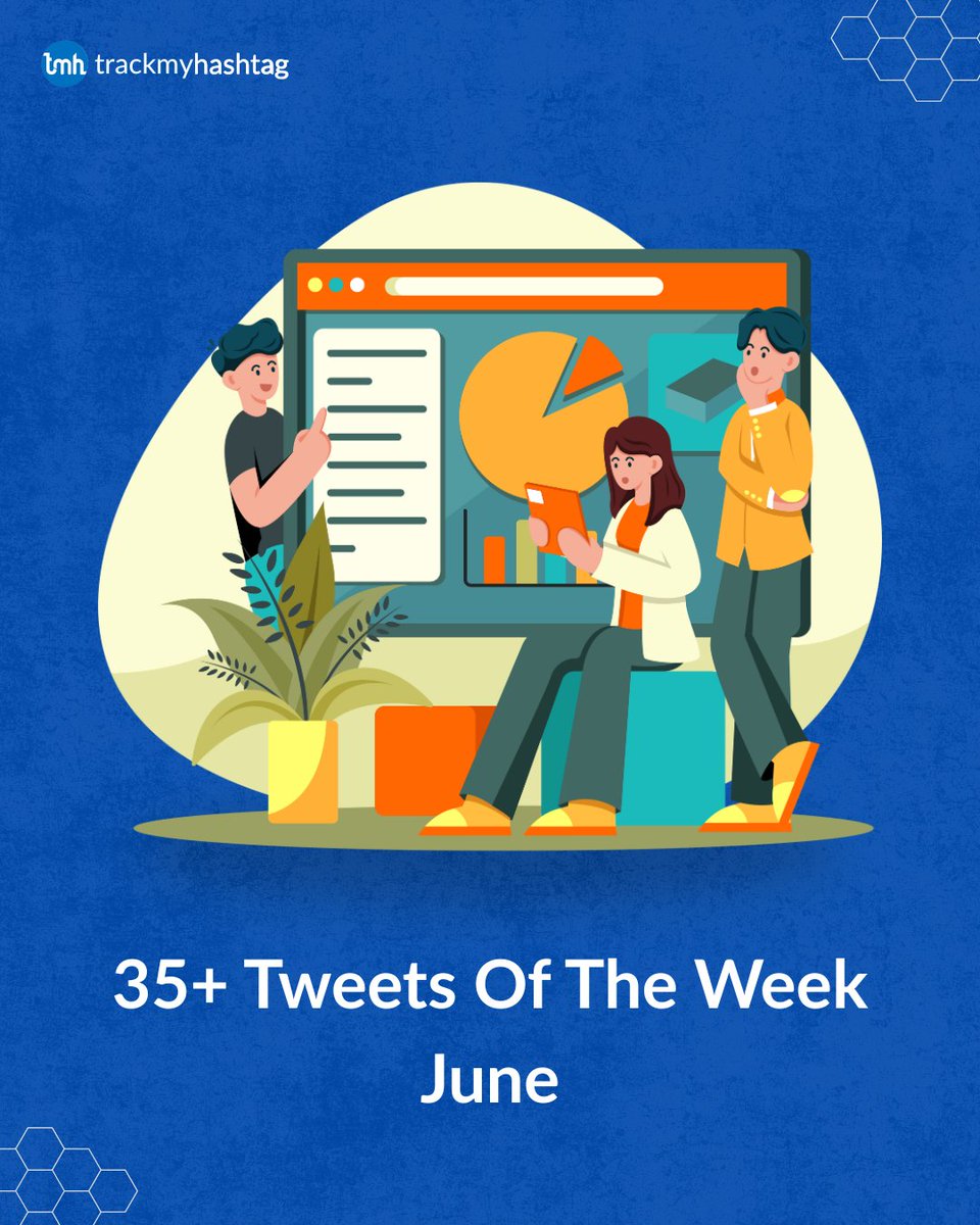 ✨Discover the most buzzworthy tweets lighting up timelines this June!

📈From viral moments to trending conversations, here are 35+ tweets you can’t miss—freshly curated by TrackMyHashtag.

👉: 2ly.link/28Dmk

#tweetsoftheweek #Tweet #WWERaw