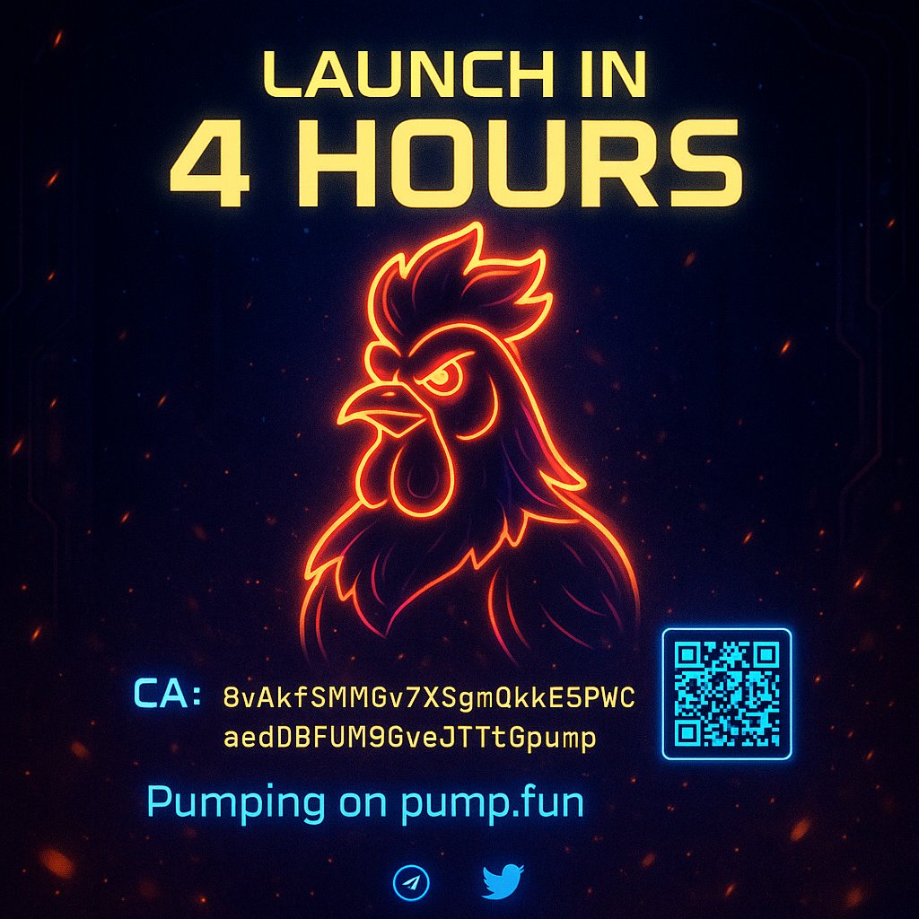 tikkathon's tweet photo. 🚨 ONLY 4 HOURS LEFT!
🔥 The TIKKA storm is almost here.
🍢 Grab your skewers and get ready to roast the charts!
📍 Pumping on https://t.co/ZKrMPYSfWi
📈 CA: 8vAkfSMMGv7XSgmQkkE5PWCaedD8FUM9GveJTTtGpump
💬 Telegram: https://t.co/fXGGLDgLus
#TikkaThon #Solana #PumpFun #CryptoLaunch