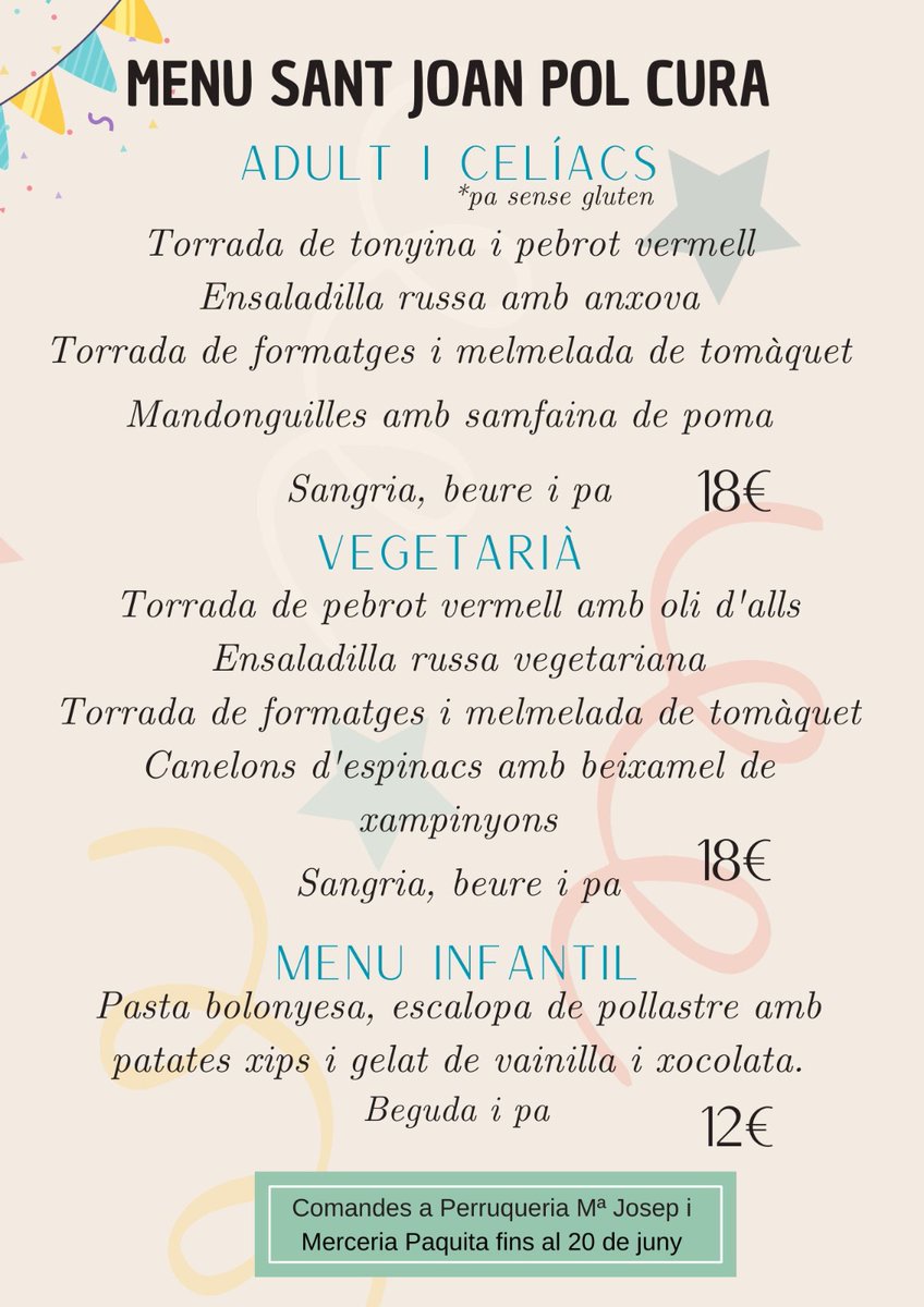 alfarras_d's tweet photo. El proper 23 de juny de 2025 a partir de les 21:00 h, vine a celebrar la berbena de Sant Joan amb nosaltres a la plaça Sant Pere! https://t.co/nOUwyCkMhC