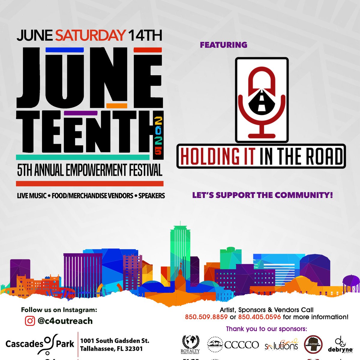 BigBadHarold's tweet photo. Join this weekend event!
#juneteenth #tallahassee #celebration #EVENT #holdingitintheroad https://t.co/VZmnq2c3Aj