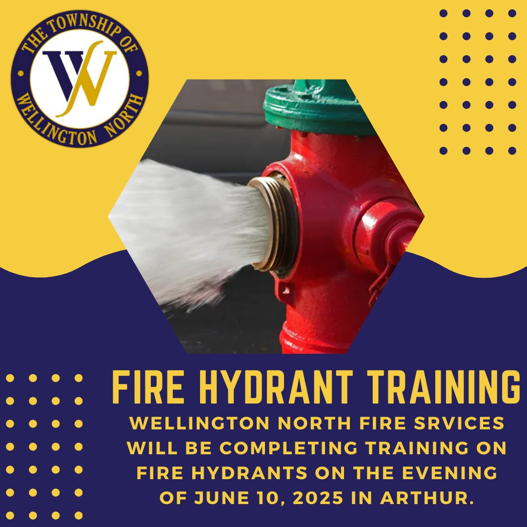 Twp Well North (@twpwellnorth) on Twitter photo A reminder, Arthur residents! π <a href="/wellnorthfire/">Wellington North Fire Service</a> will be training on fire hydrants tonight. You may notice temporary water discoloration. Let your COLD water tap run to clear it. Remember to check water before laundry. If stained with rust, rewash after water returns to normal. π§ A reminder, Arthur residents! π <a href="/wellnorthfire/">Wellington North Fire Service</a> will be training on fire hydrants tonight. You may notice temporary water discoloration. Let your COLD water tap run to clear it. Remember to check water before laundry. If stained with rust, rewash after water returns to normal. π§