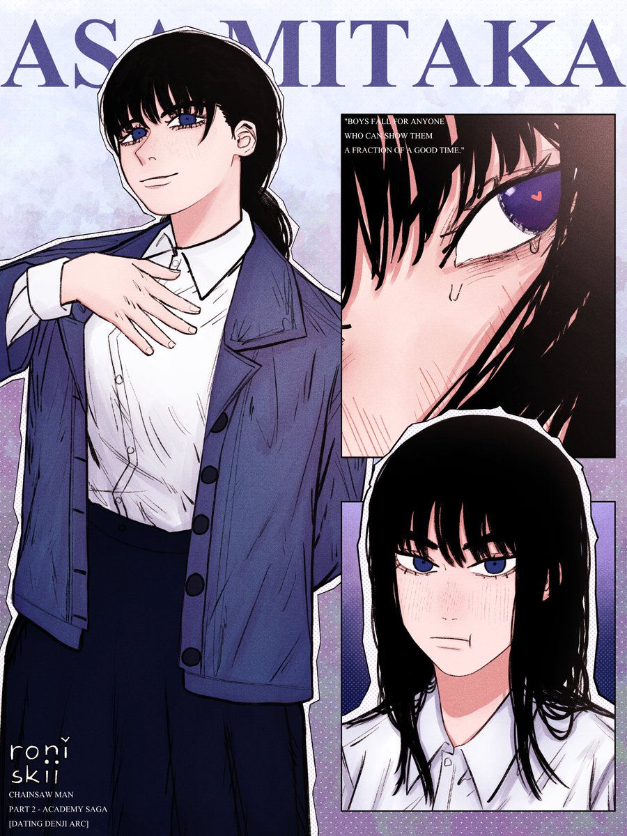 roniskii's tweet photo. Dating Denji Arc

#chainsawman #asamitaka https://t.co/CSnCkXsuLe