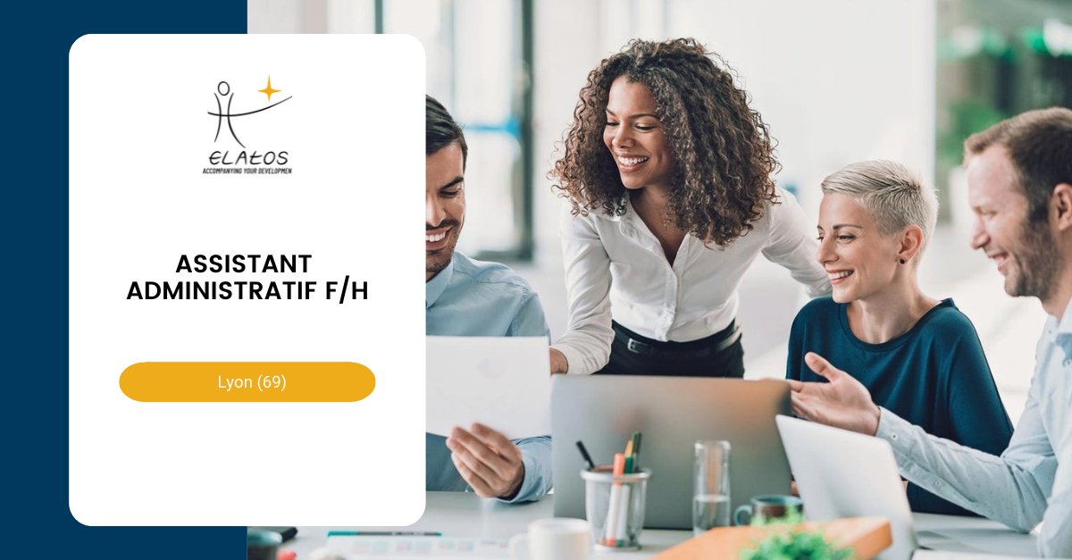 ☀️ Evoluez dans une ambiance agréable où la communication et l’esprit d’équipe sont les maître-mots !

#Recrutement Assistant administratif f/h sur Lyon(69) pour Elatos.

→bit.ly/3ZOZycw

#emploi