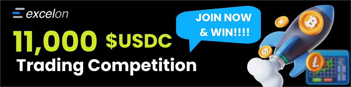 Excelonapp's tweet image. The 11,000 USDC Trading competition and Airdrop has started. You can join at anytime and claim your part of the award pool. 
Do not waste time! Join the competition at pro.excelon.io/Content/compet…
#usdc, #airdrop, #Competition , #crypto, #excelon
