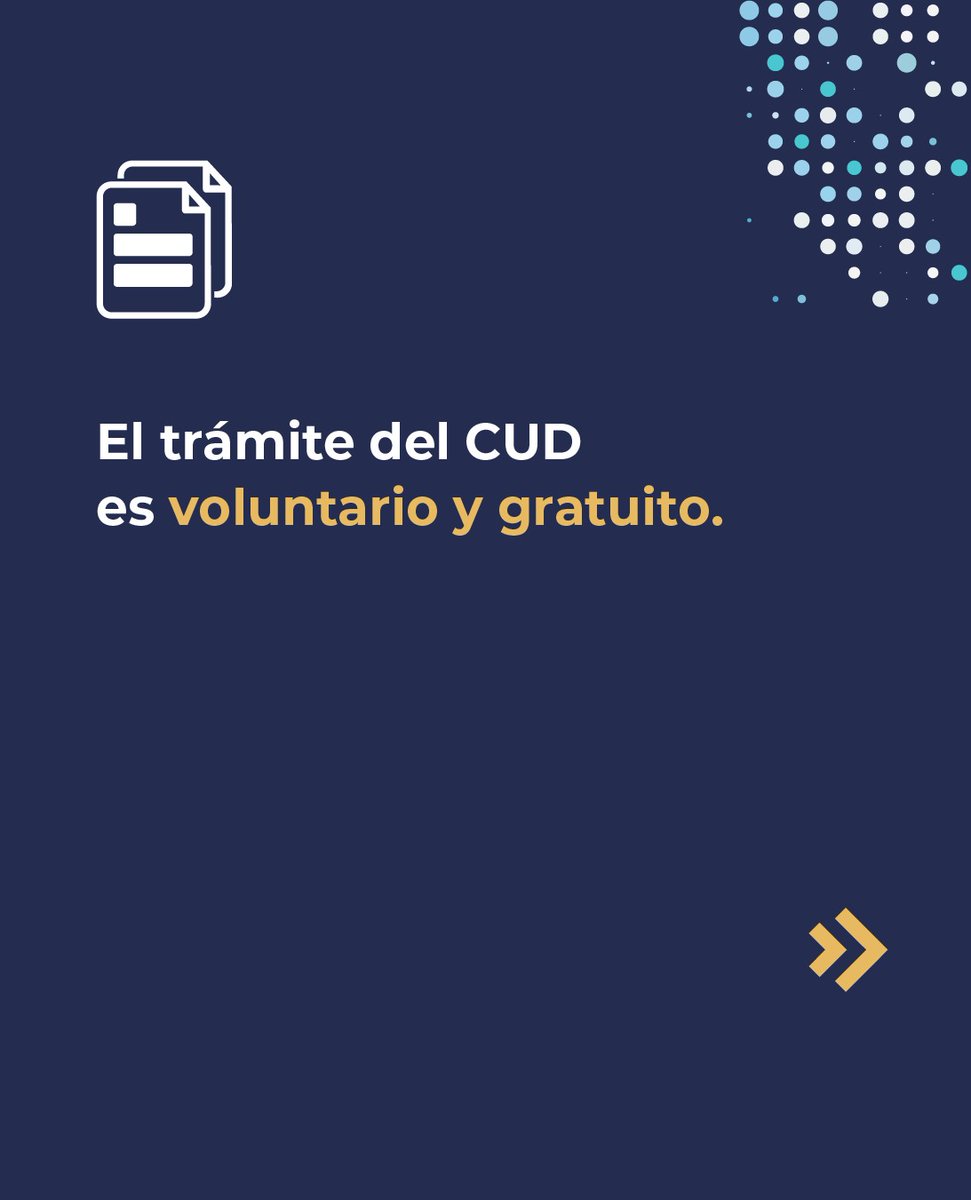 ¿Sabés qué es el Certificado Único de Discapacidad (CUD)? 🪪

El CUD es un documento que certifica la discapacidad de la persona y que le permite acceder a derechos y prestaciones. 

🏥 | Salud
🚌 | Transporte
👨‍👩‍👧 | Asignaciones familiares
🚙 | Símbolo Internacional de Acceso