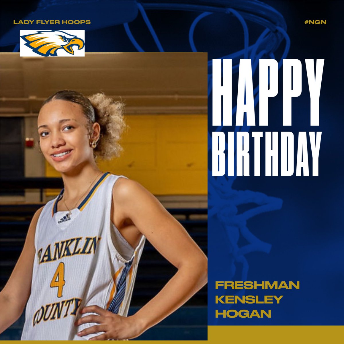 Happy Birthday to Lady Flyer Freshman Kensley Hogan! #NGN