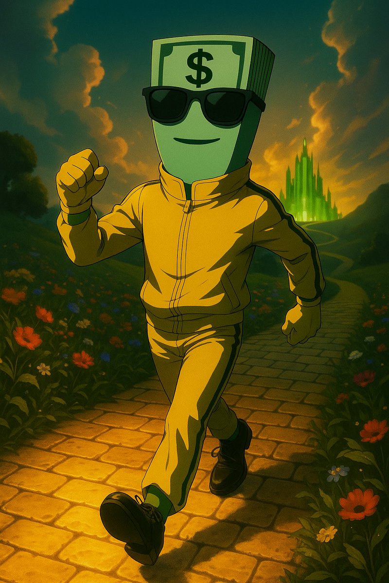 Forget the Emerald City.
We’re headed somewhere way greener.
Follow the Yellow $BILL Road