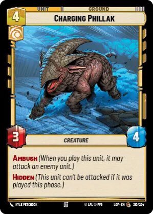 Kyle Petchock Art (@kylep_art) on Twitter photo New Star Wars Unlimited art reveal! 😊Here’s another card piece that I worked on for the upcoming fifth set of <a href="/UnlimitedFFG/">Star Wars: Unlimited by FFG</a>! Legends of the Force releases July 11th 2025! #starwars #starwarsunlimited #tcg #lucasfilm #fantasyflightgames #creature #phillak #legendsoftheforce #art New Star Wars Unlimited art reveal! 😊Here’s another card piece that I worked on for the upcoming fifth set of <a href="/UnlimitedFFG/">Star Wars: Unlimited by FFG</a>! Legends of the Force releases July 11th 2025! #starwars #starwarsunlimited #tcg #lucasfilm #fantasyflightgames #creature #phillak #legendsoftheforce #art