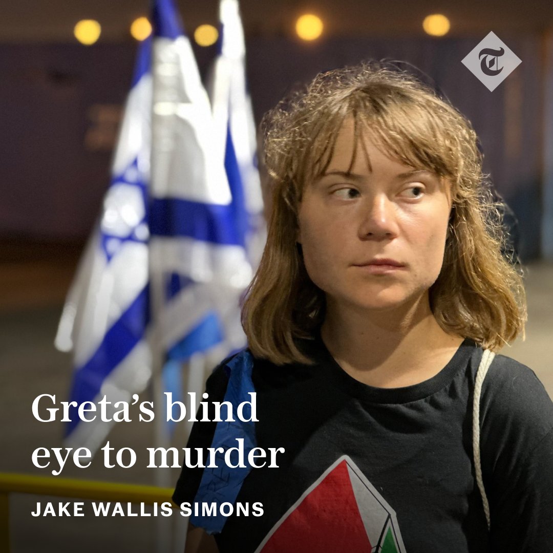 The Telegraph (@telegraph) on Twitter photo ✍️ 'Greta Thunberg’s refusal to watch footage of October 7 pogrom is all you need to know' | Writes <a href="/JakeWSimons/">Jake Wallis Simons</a>
Read the full column below 👇
telegraph.co.uk/news/2025/06/1… ✍️ 'Greta Thunberg’s refusal to watch footage of October 7 pogrom is all you need to know' | Writes <a href="/JakeWSimons/">Jake Wallis Simons</a>
Read the full column below 👇
telegraph.co.uk/news/2025/06/1…