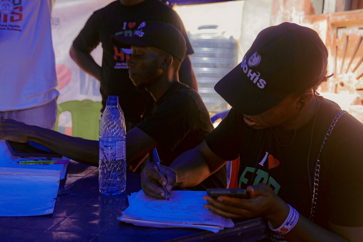 SA SDG EDO (@officesasdgedo) on Twitter photo We were glad to have <a href="/Edohis_official/">Edo State Health Insurance Commission</a> on ground during the Warake Medical Outreach on Saturday, June 7th, 2025
Their presence ensured that many residents were successfully enrolled into the Edo State Health Insurance Scheme.
#SDG3 #EdoSDGs #SDGEdoState #UN #UNDP #UNICEF #edohis We were glad to have <a href="/Edohis_official/">Edo State Health Insurance Commission</a> on ground during the Warake Medical Outreach on Saturday, June 7th, 2025
Their presence ensured that many residents were successfully enrolled into the Edo State Health Insurance Scheme.
#SDG3 #EdoSDGs #SDGEdoState #UN #UNDP #UNICEF #edohis