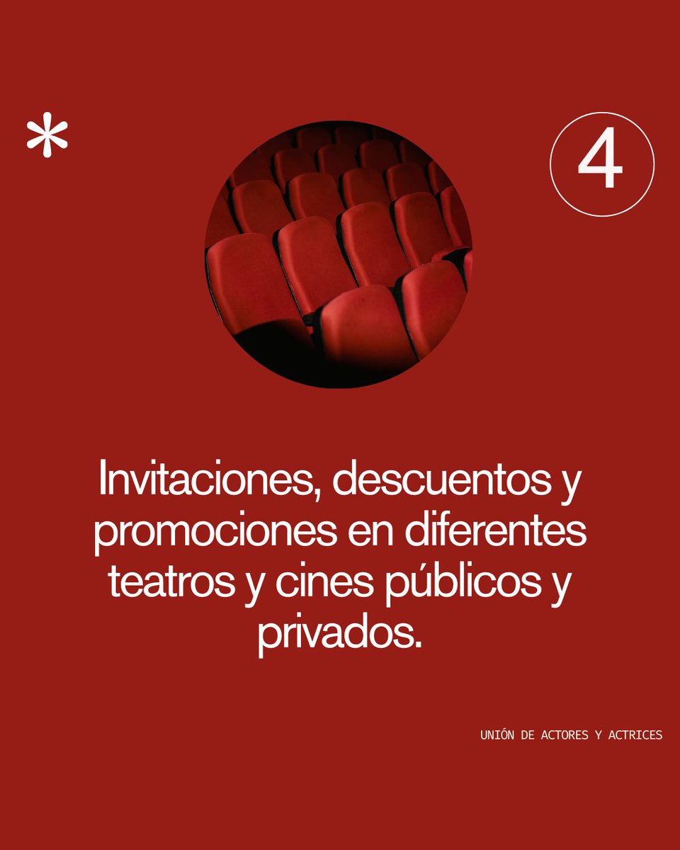 uniondeactores's tweet image. Únete al Unión de Actores y Actrices y descubre un mundo de ventajas increíbles para tu presente y para tu futuro laboral.
Llámanos e infórmate de todas ellas - uniondeactores.com