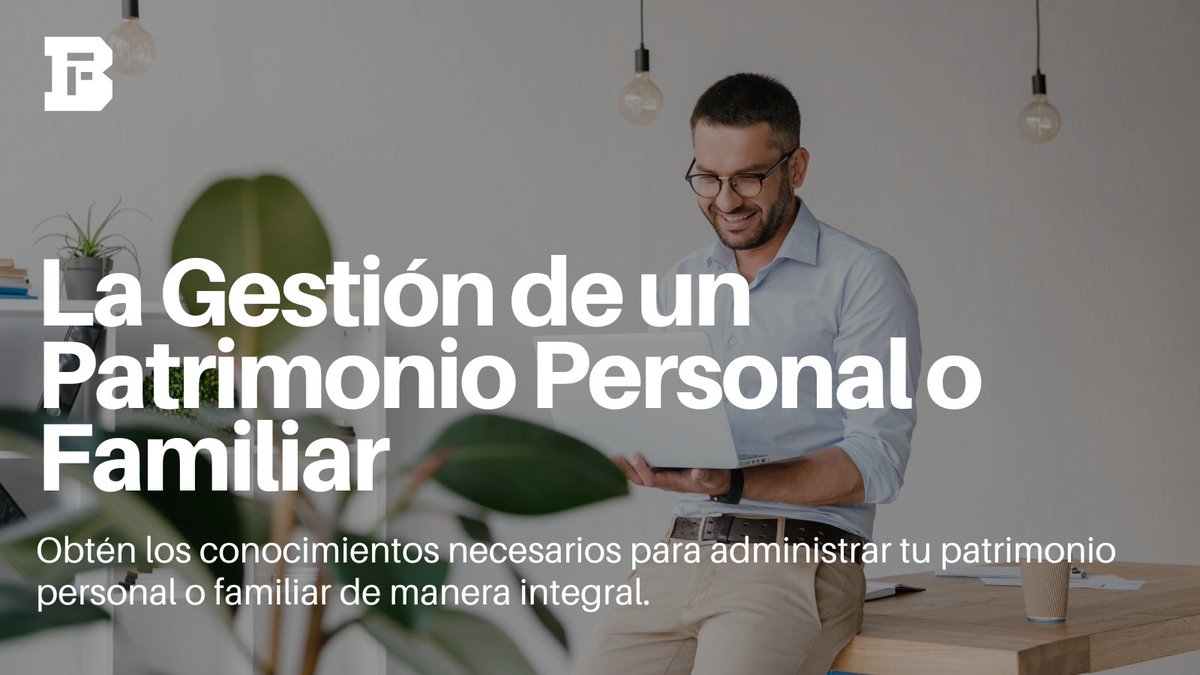 Incorpora los conocimientos adecuados para la gestión de tu patrimonio personal o familiar de manera holística

¿Quieres saber más?
Infórmate aquí👉 bit.ly/441t9md

#befinance