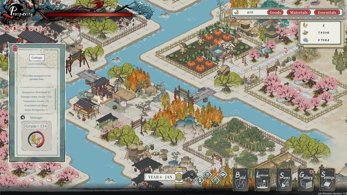 indienovacn's tweet photo. Build &amp; merge in Ink Reverie!
A casual city-builder with ancient Chinese art &amp; unique match-3 synthesis.
Play our latest demo during #SteamNextFest!
Wishlist now: https://t.co/Juv9OPXo8i
#indiedev #InkReverie https://t.co/9TBaajeOZr