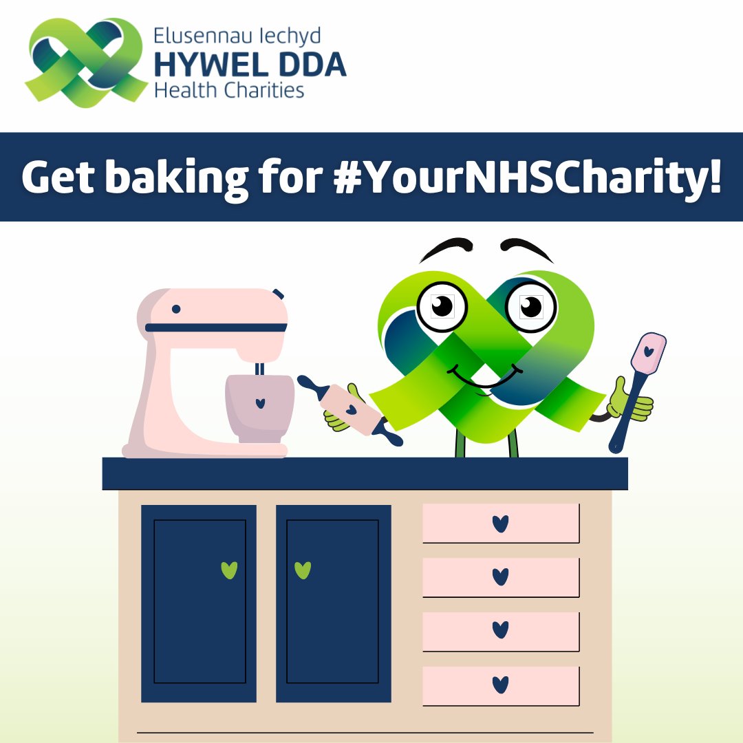 We have the PERFECT opportunity for any bakers or cake lovers out there! 🍰

For the NHS’s 77th birthday, we’ve organised cake-decorating competition which will judged by none other than #GeorgieGrasso🤩

Find out more here: hywelddahealthcharities.nhs.wales/campaigns/big-…