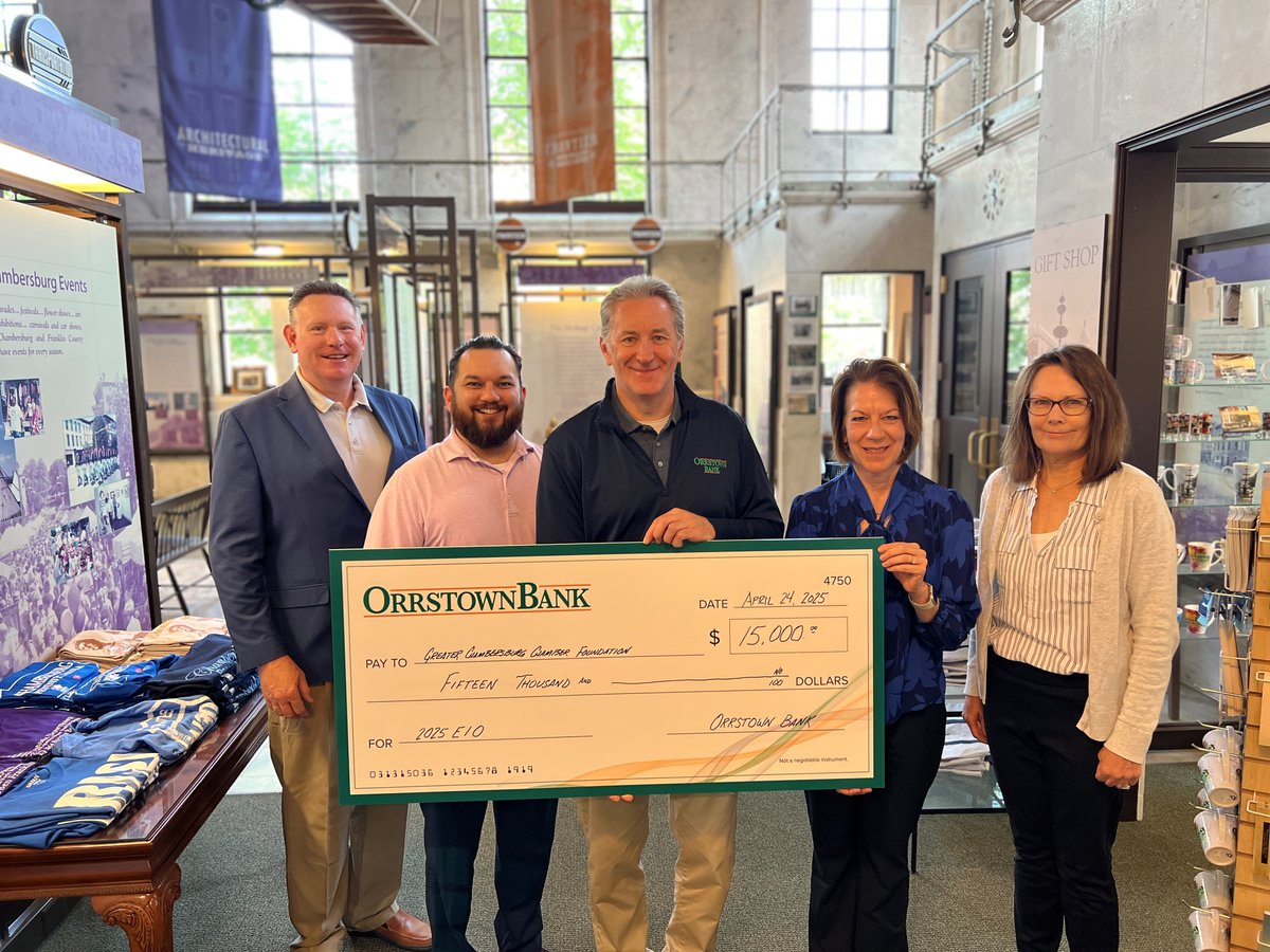 Proud to support the Greater Chambersburg Chamber Foundation through EITC! Together, we shape the future of education. #OrrstownBank #EITC #ChambersburgChamberFoundation #CommunityImpact #InvestInEducation #CorporateResponsibility #FranklinCountyPA #GivingBack