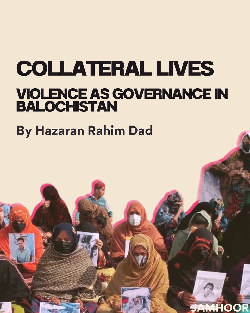 With brutal torture and disappearances, the Pakistani state continues colonial strategies of collective punishment in Balochistan 

Our latest from <a href="/HazaranRahim/">Hazaran Baloch</a>