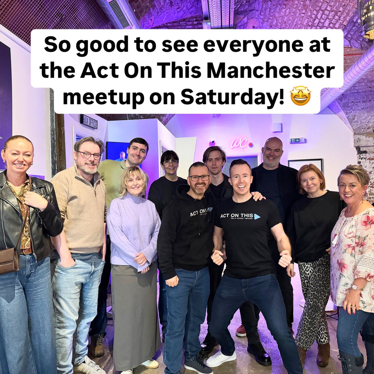 Had a blast seeing <a href="/ActOnThisTV/">Act On This - The TV Actors’ Network</a> members <a href="/53two/">53two</a> for our Manchester meetup on Saturday!

Great people, great coffee, great chat - and lots of strategy to push everyone’s acting career forward… FASTER! 🚀

Seeya at the next one in September!

🤩🎬🤩