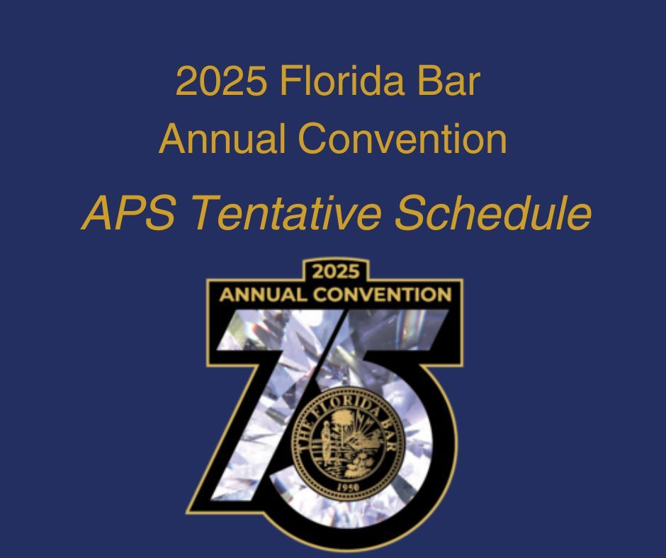 See you in Boca! The APS schedule for The Florida Bar Annual Convention is now available. June 25-26, 2025 at The Boca Raton
flabarappellate.org/event/2025-flo…