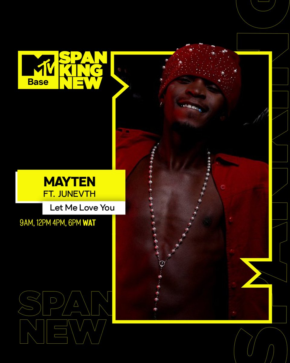 Love dey, na who to share am with. Catch <a href="/Mayten_music/">Mayten</a>'s "Let Me Love You" on #SpankingNew
