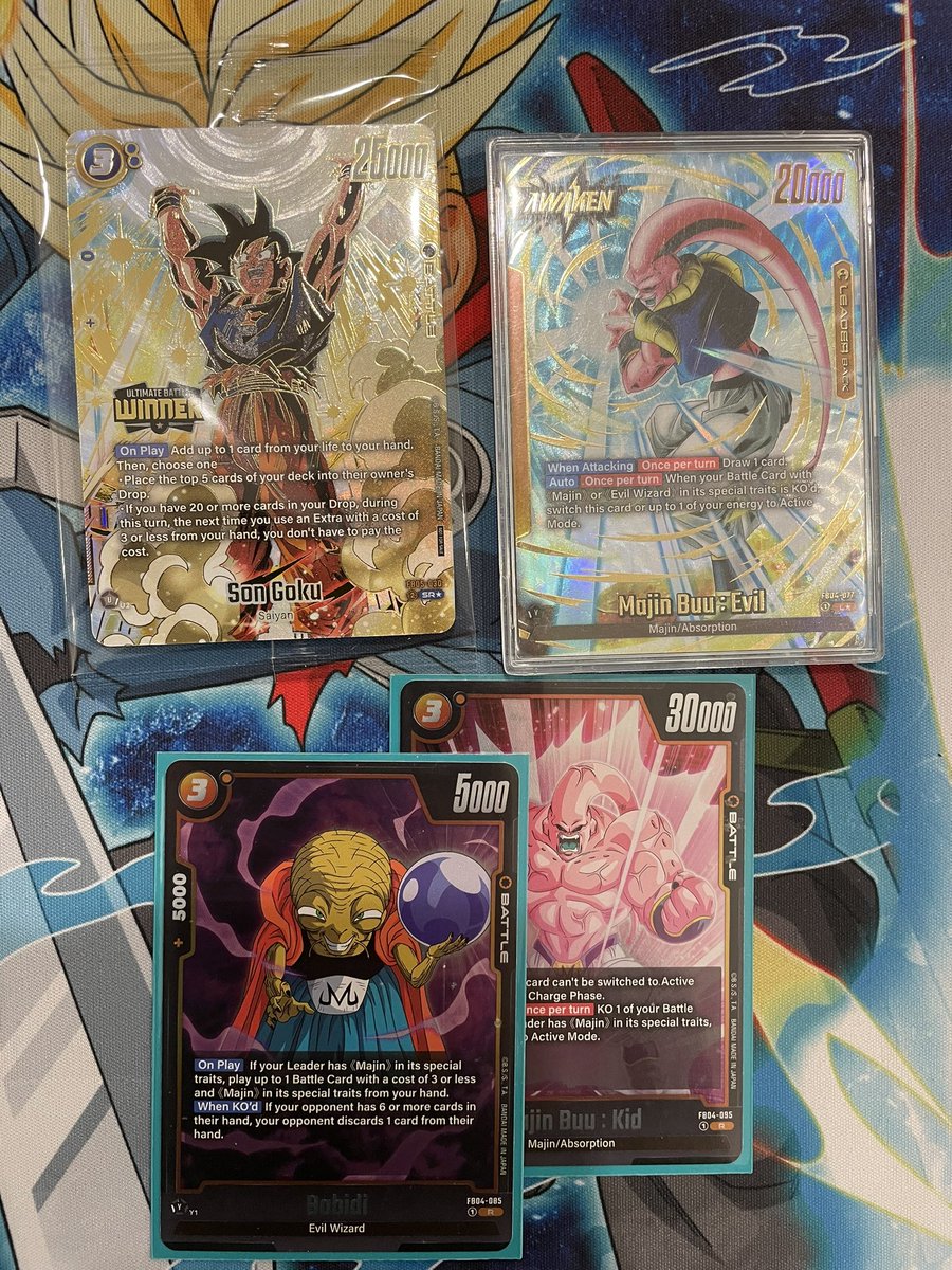 Took buu tonight for one last ride. 
Felt nice to swing 100 times compared to Yellow Vegeta. 

Who’s more likely on the chopping block, Babidi or buff Buu? 
My vote is buff Buu after seeing the manga support