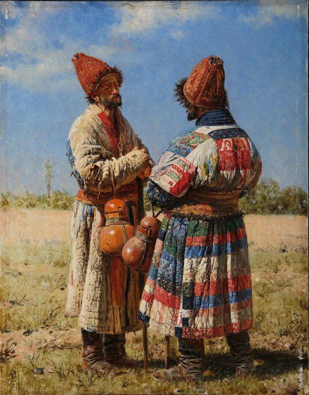 Azim52769660's tweet photo. Samarkand dervishes. 19th century. Painting by V. Vereshchagin. https://t.co/pvOzZj4aEA