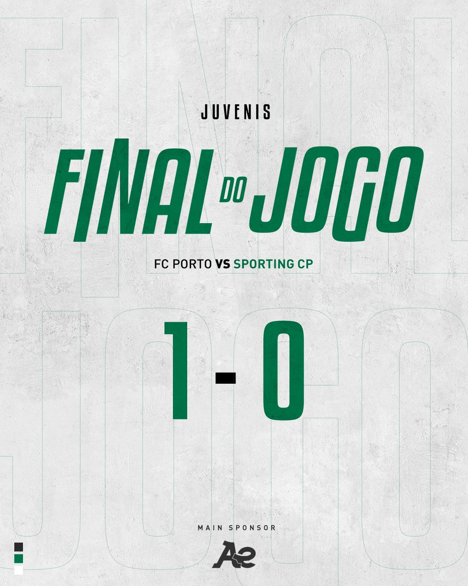SportingCP's tweet image. #JuvenisSCP | ⏹ Derrota no Clássico.

🔵 1-0 🟢 // #FCPSCP