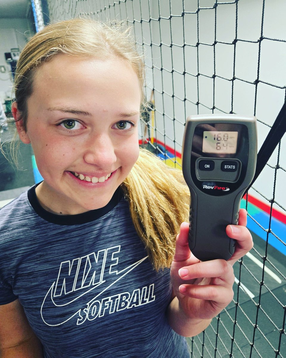 My new PR on April 7 was 64!  I forgot to post.   I hit the same speed 3 times at lessons yesterday and my spin was between 16-17 multiple times!  Really focusing on increasing the spin for movement!