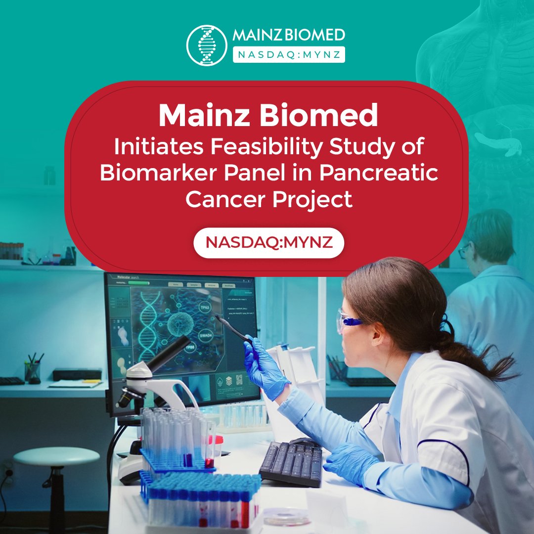 We’ve begun the feasibility phase of PancAlert, validating a biomarker panel with 95% sensitivity and 98% specificity in partnership with Crown bioscience.

 This step tests assay accuracy, reproducibility, and risk stratification—key for FDA.

Learn more: mainzbiomed.com/mainz-biomed-i…