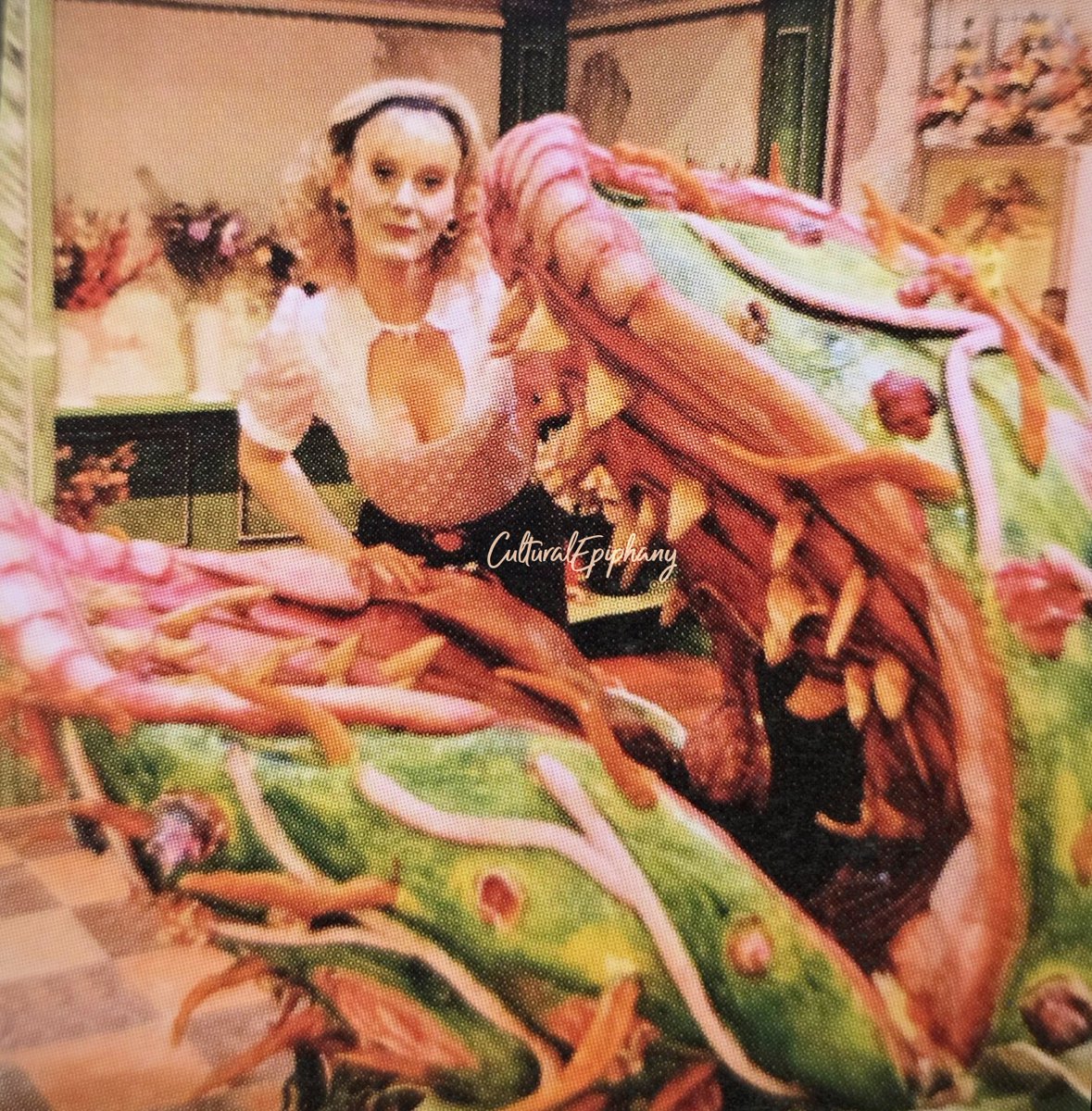 CulturalEpiph's tweet image. "I play the leading girl, Audrey ... who gets eaten by a carnivorous plant. Fortunately it's near the end of the show, so I manage to get a couple of solo songs and duets in first!"-Sarah Lancashire (Grange Theatre, 1993)
#SarahLancashire #theatre
📸: Oldham's Past/Kayla…