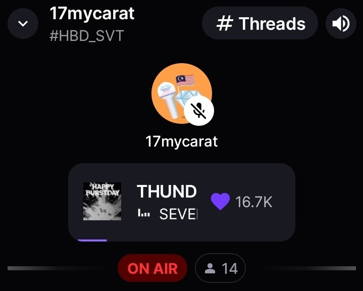 Day 2 is here!⚡

Let’s keep the energy going!  

🔗 share.stationhead.com/gulnpqom6qfz

#RingRingMYCARATs #SEVENTEEN #세븐틴  
#HAPPY_BURSTDAY #SVT_THUNDER <a href="/pledis_17/">세븐틴(SEVENTEEN)</a>