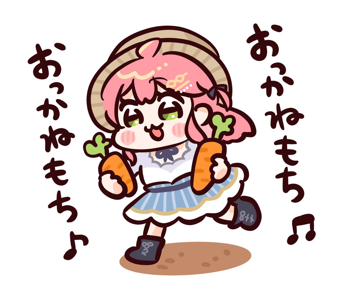 @HASECO777: RT by @sakuramiko35: 酪農家みこち🌸🥕💰✨ #ホロ金策サバイバル #miko_Art