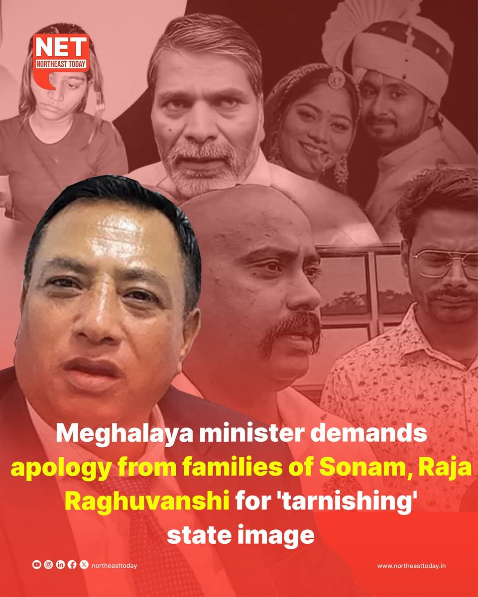 AmbalikaRayan's tweet photo. #FullySupport The honorable minister has asked for an apology from the families, pending which a defamation case will be filed.
Correct.
Why should people of Meghalaya pay a dirty price for the stupidity of those from another state , even after helping them? #Meghalaya #Shillong https://t.co/W07x0qs9xg
