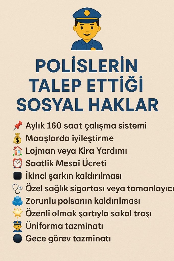 #PoliseSeyyanenZam 
#polisinçalışmasorunu