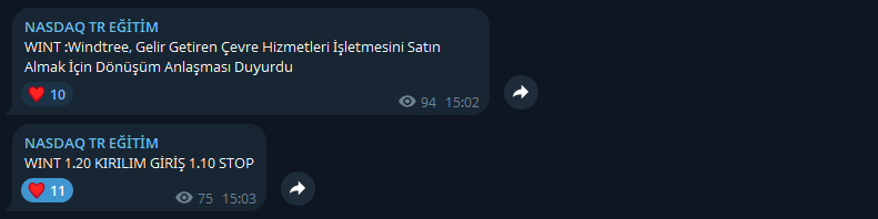 nasdaqtr01's tweet image. $WINT 1.20 Seviyesinden giriş yaptıgımız #WINT 1.51$   seviyesine yükselmiştir 

 Sizlerde ücretsiz işlemler için telegram kanalımza gelebilirsiniz #NASDAQ #ABDBORSA
