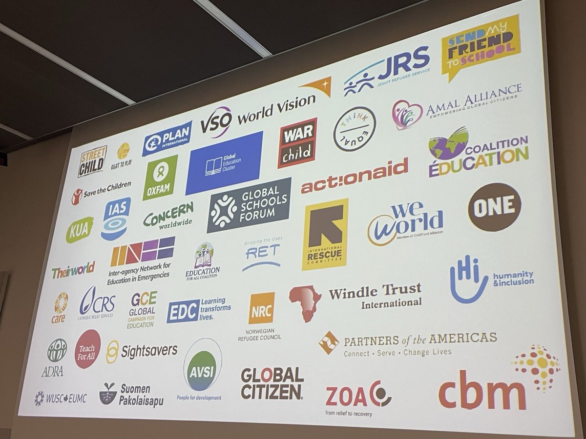 Important discussions on disaster risk financing and anticipatory action in Geneva for education in emergencies. Led by a huge number of CSO implementing partners for Education Cannot Wait. All of us determined to make the money work better through greater inclusion.