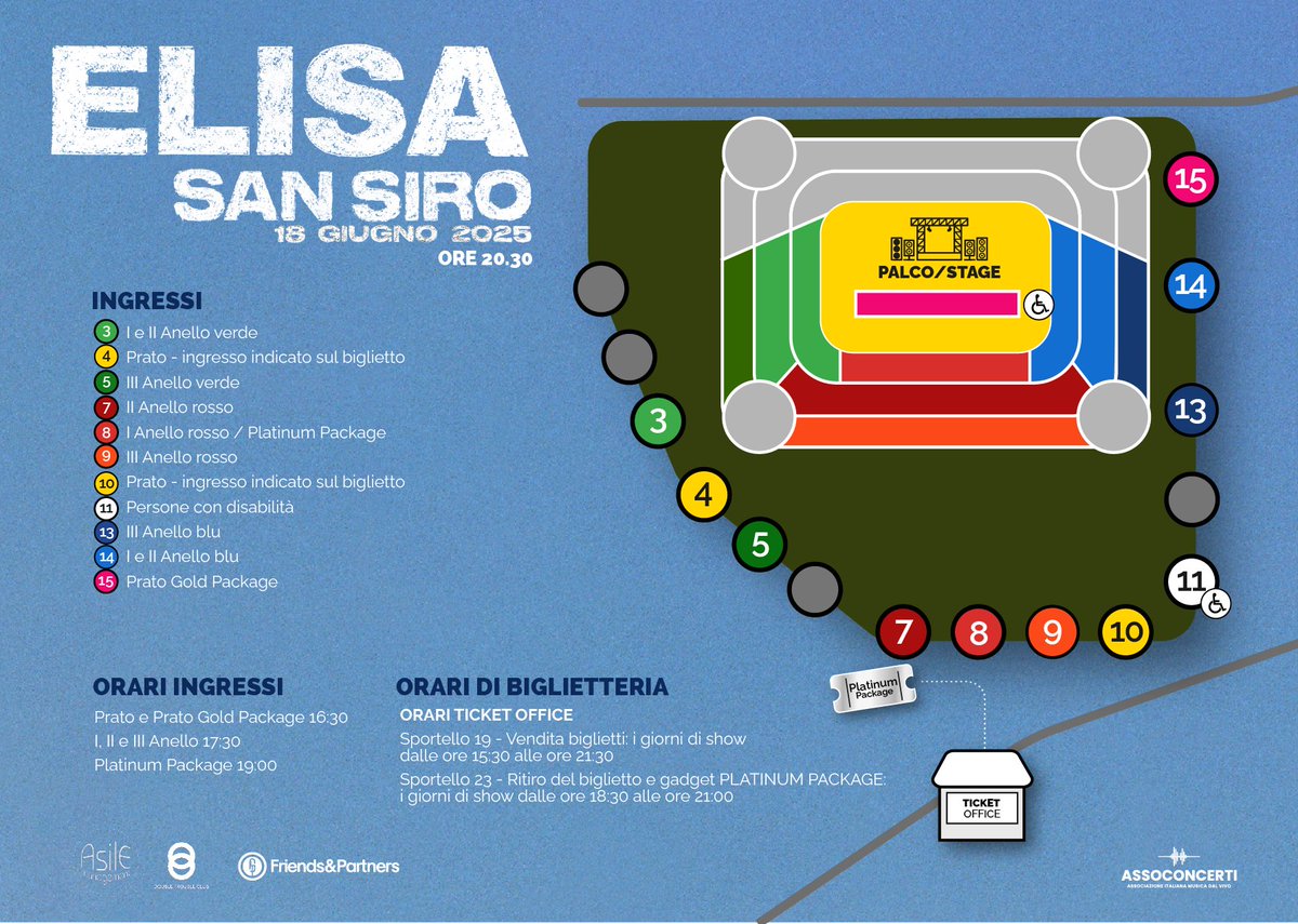 Mancano ormai pochi giorni all'appuntamento del 18 giugno a San Siro 🤩🔥🚀
Qui potete trovare tutte le info relative a orari, ingressi e biglietteria.