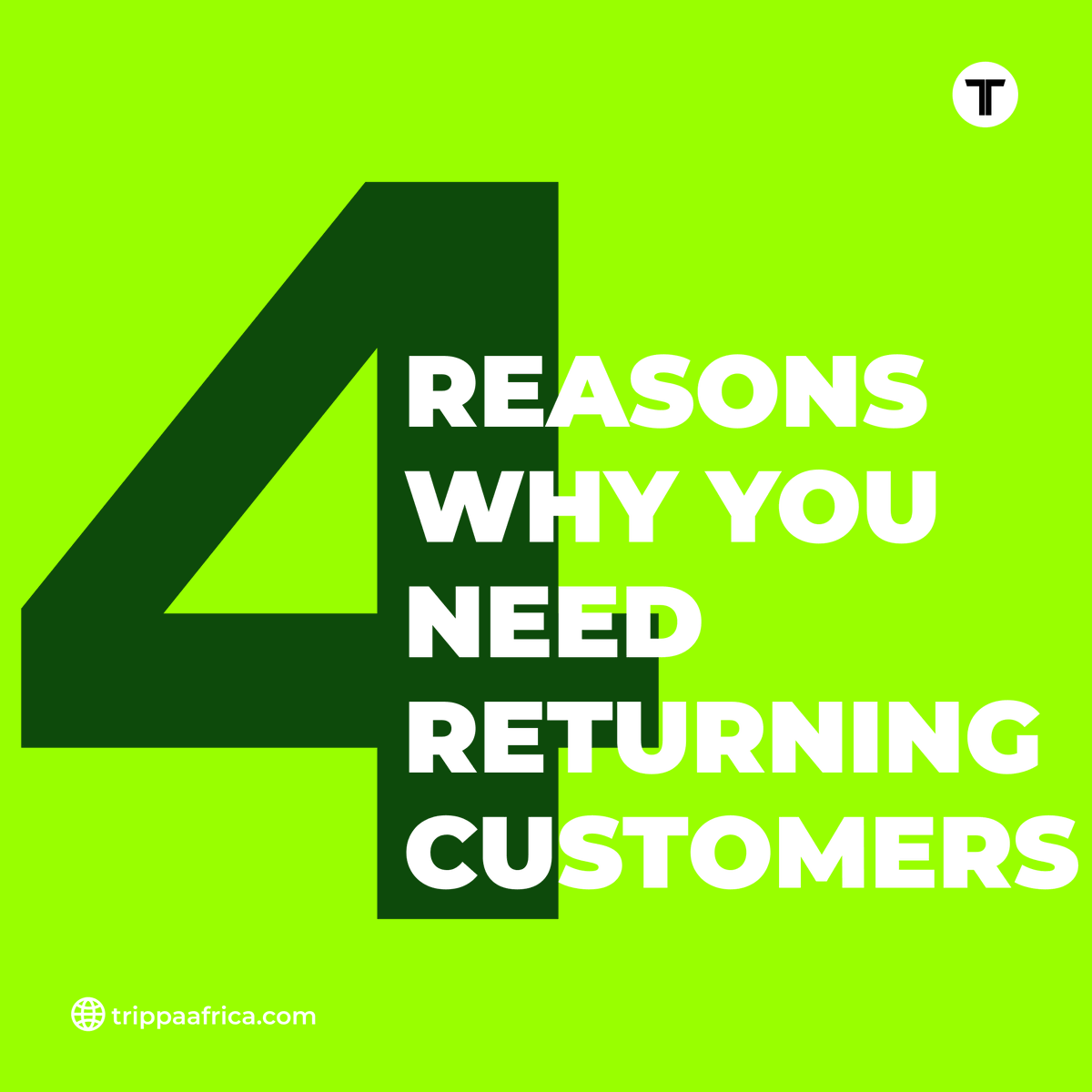 usetrippa's tweet photo. Returning customers come back because they trust you, and that is because they enjoyed your service the first time.
Using Trippa, helps you track repeat customers &amp; get tips to win them over again. Trippa makes every package drop-off a reason  for your customers to come back. https://t.co/oRqWlFD2oJ