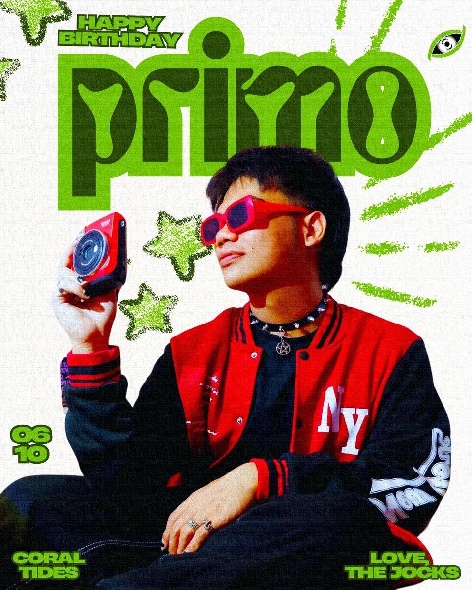 Louder than thunder, prouder than any rainbow after the storm ⛈️

Happiest birthday to our favorite member of the alphabet mafia, Primo 💥 May all the rain this June be as blissful as it is liberating. 

Love, 
The Jocks 🎙️

#HappyPrimoDay💥