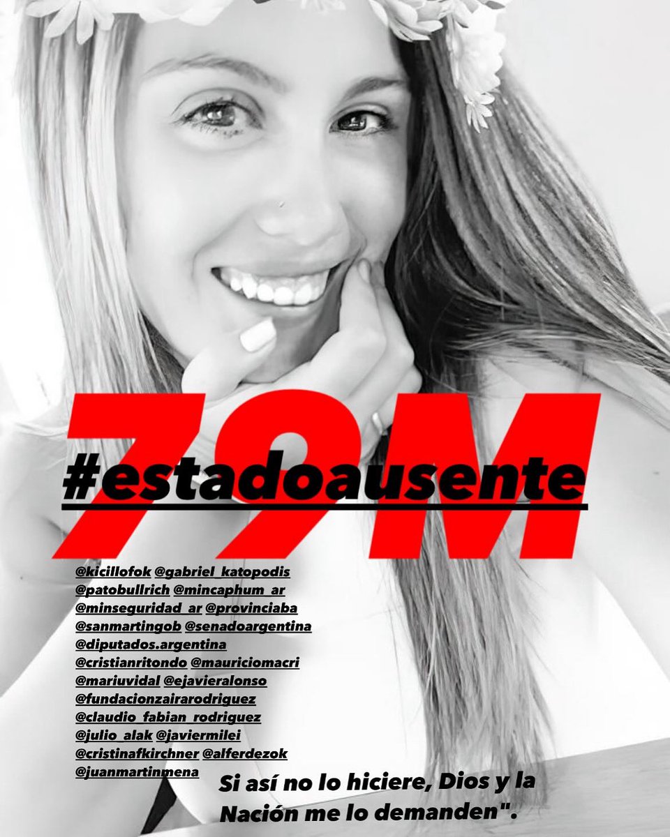 Si así no lo hiciere, Dios y la Nación me lo demanden". Baja de imputabilidad YA .
<a href="/PatoBullrich/">Patricia Bullrich</a> <a href="/mauriciomacri/">Mauricio Macri</a> @Gabrielkatopodis <a href="/JMilei/">Javier Milei</a> <a href="/KarinaMileiOk/">Karina Milei</a> <a href="/SenadoArgentina/">Senado Argentina</a> <a href="/DiputadosAR/">Diputados Argentina</a> <a href="/ONU_derechos/">ONU Derechos Humanos - América del Sur</a> <a href="/MenemMartin/">Martin Menem</a> <a href="/mariuvidal/">María Eugenia Vidal</a> <a href="/cristianritondo/">Cristian Ritondo</a> <a href="/BAProvincia/">Gobierno PBA</a> <a href="/MinJusticia_Ar/">Ministerio de Justicia</a>