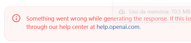 megeam's tweet photo. #ChatGPT is terrible! It's slow, it crashes. It's really bothering me. I don't know what they're doing
@OpenAIDevs
, but you're just making me angry and seriously thinking about changing the AI. Can you do it better than that or not?  ------ https://t.co/vhEWkEkIvh