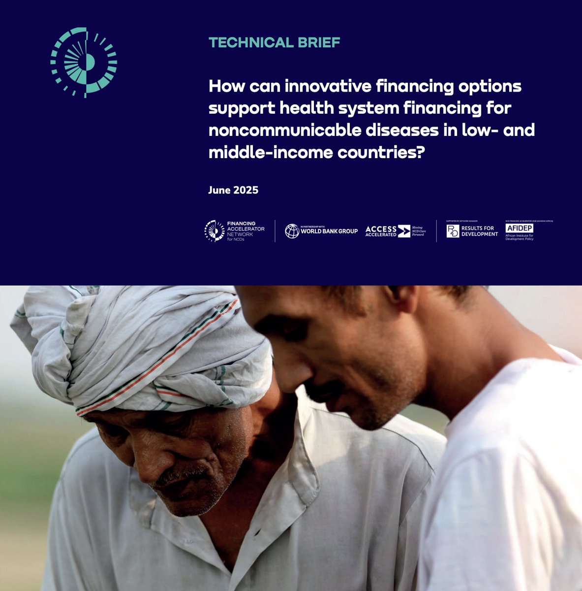 A new technical brief from the Financing Accelerator Network for NCDs explores how innovative #healthfinancing mechanisms can help close the resource gap in low- and middle-income countries working to address #NCDs.

📖ncdfinancing.org/news/new-techn… 

<a href="/results4dev/">Results for Development</a> <a href="/Afidep/">AFIDEP</a>