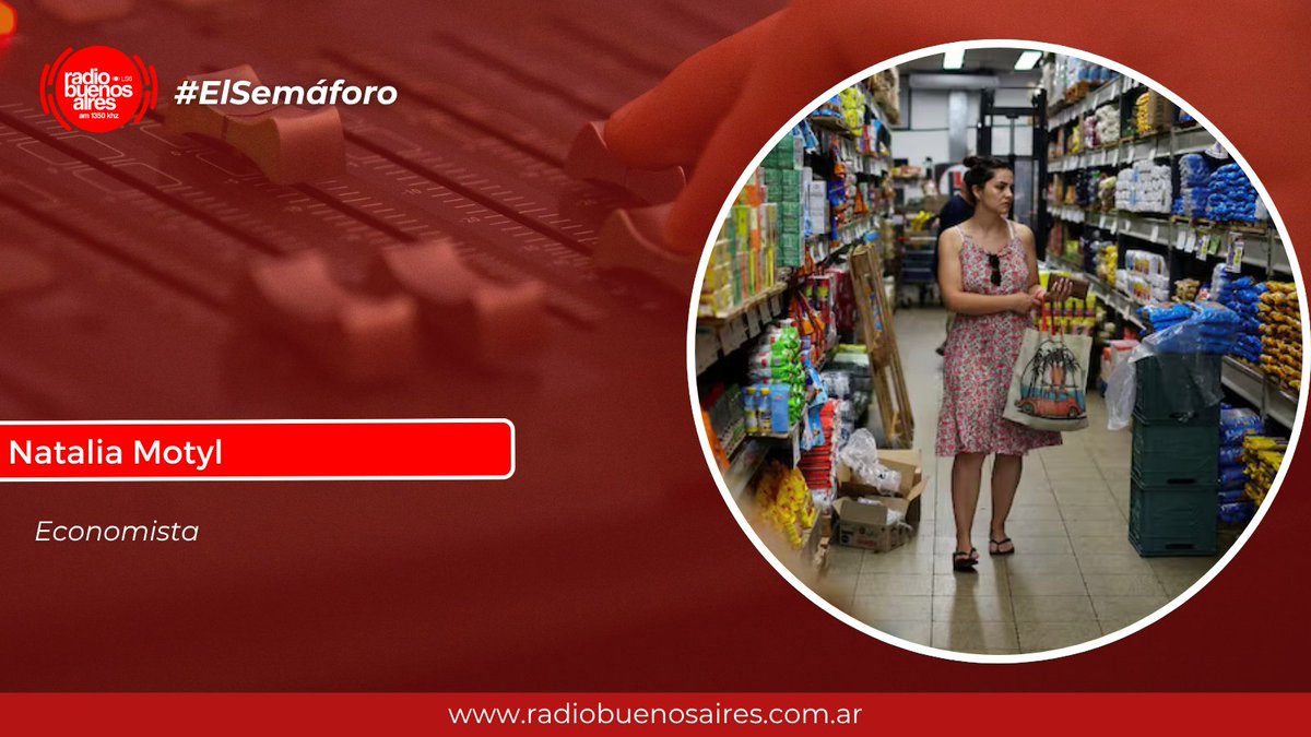 RBA1350am's tweet photo. 🔴Inflación de mayo en CABA: el IPC perforó el 2% y es el dato más bajo en 5 años
👤Natalia Motyl - @naty_motyl - Economista
#ElSemaforo #AM1350 https://t.co/JIlzw2bA72