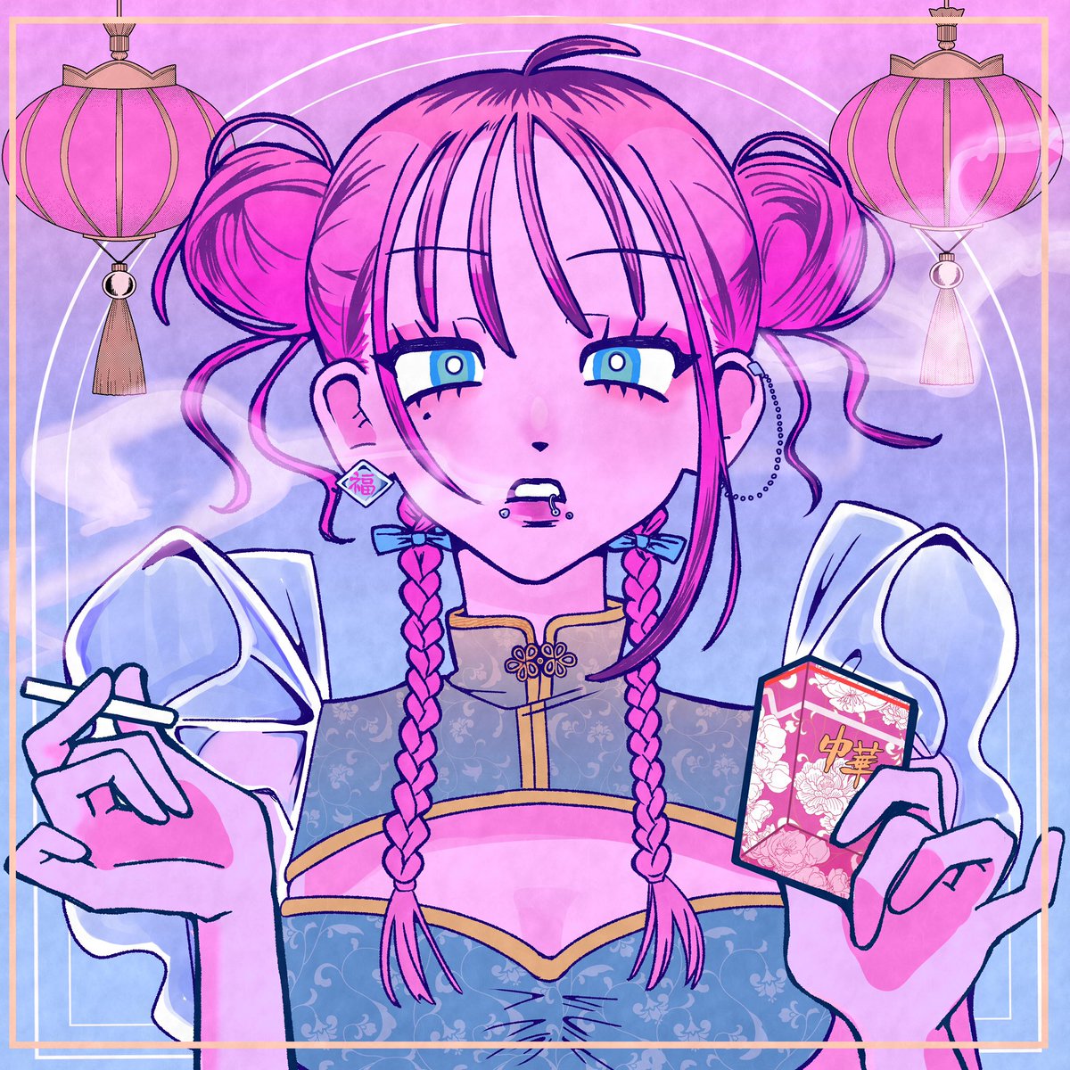 美好的

やっちゃいな展の書き下ろしイラストです🍑