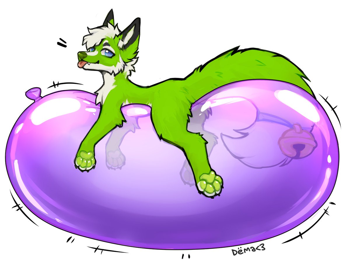 commission for <a href="/MiloFoxM/">MiloFox's balloons</a> 💚