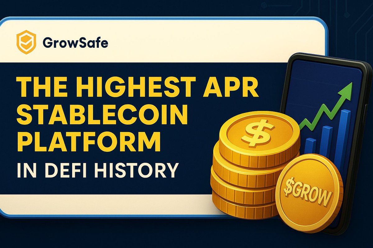 mjs_pips's tweet image. The Hidden DeFi Gem Everyone’s Missing.

Everyone is screaming about $GROW.
But the real alpha?
It’s hidden in the protocol that powers it #GrowSafe.
Here’s why it’s quietly dominating the stablecoin DeFi space… 

#Threadchallenge #GrowSafe 

🧵👇
