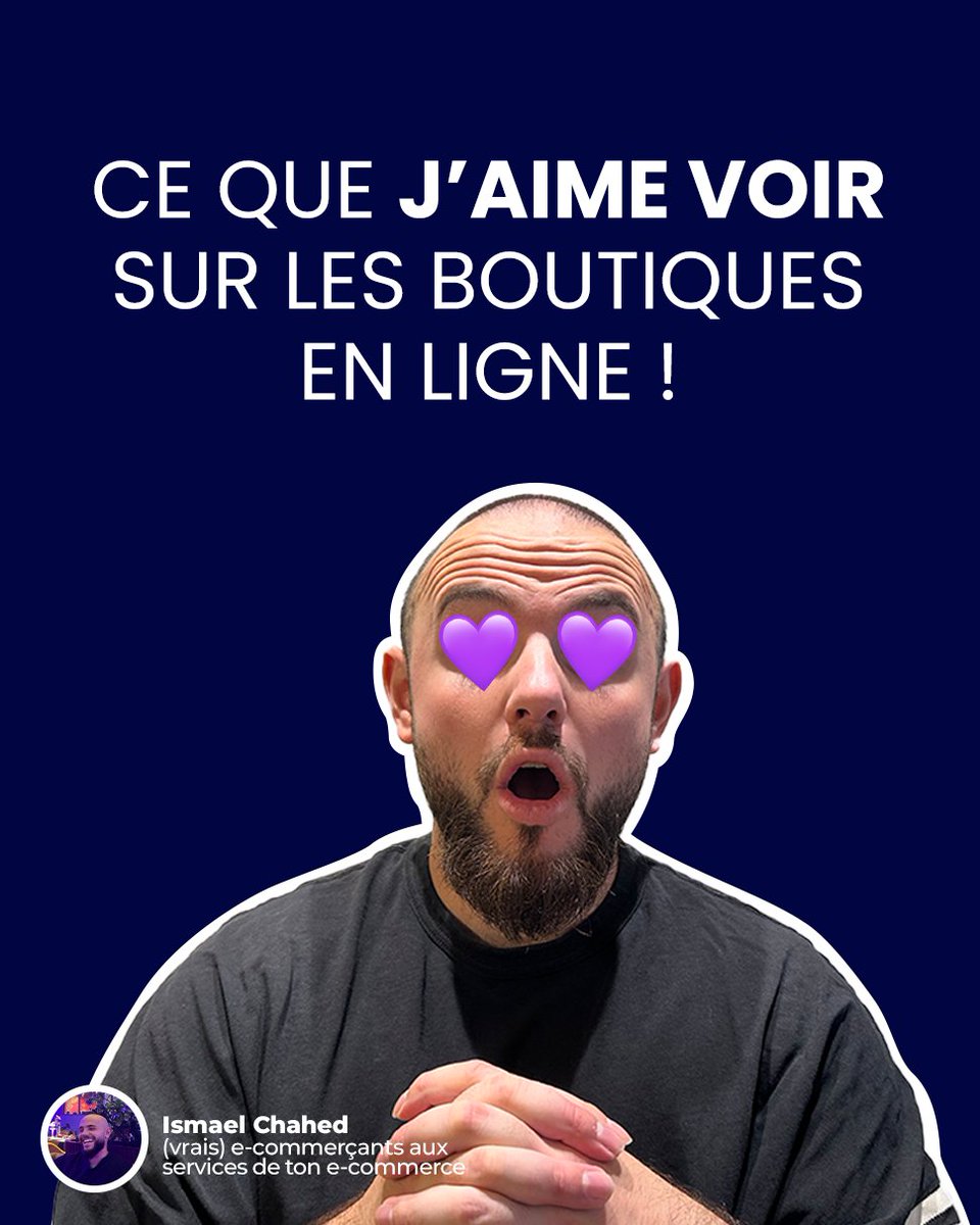 Quand j’arrive sur une boutique e-com, j’ai mes petits kiffs pro 😅

Ce que j’adore voir en tant qu’expert ecom :
➡️ Une pop-up de bienvenue bien pensée (pas l’agression visuelle là).
➡️ Des avis clients en vidéo (rien de mieux pour se projeter).
➡️ Un vrai chatbot (avec un